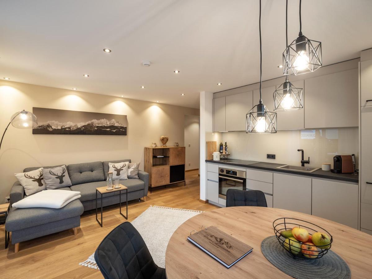 Ferienwohnung "Tiroler Alpenzauber" سانكت يوهان ان تيرو المظهر الخارجي الصورة